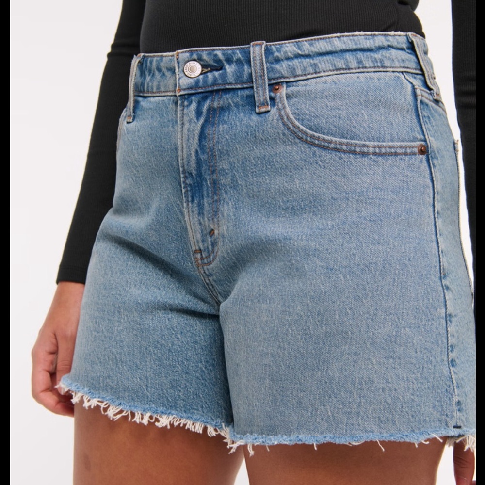 Abercrombie & Fitch Blue Jean Shorts